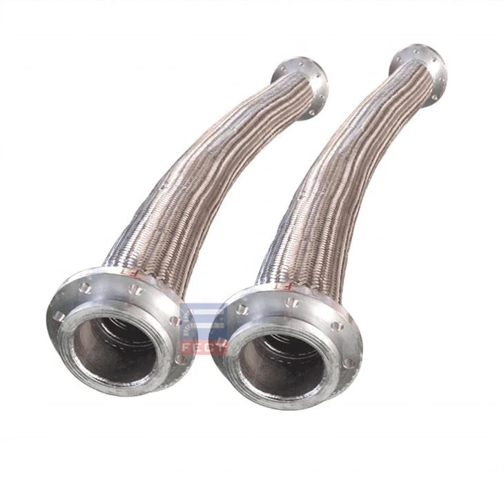 Connectors Flange Type Flexible Metal Stainless Steel Braided Hose